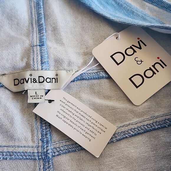 DAVI&DANI Boho Bib Overall Dress - Picture 9 of 11